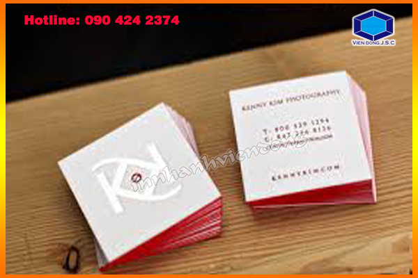 Square Business Cards at Ha Noi